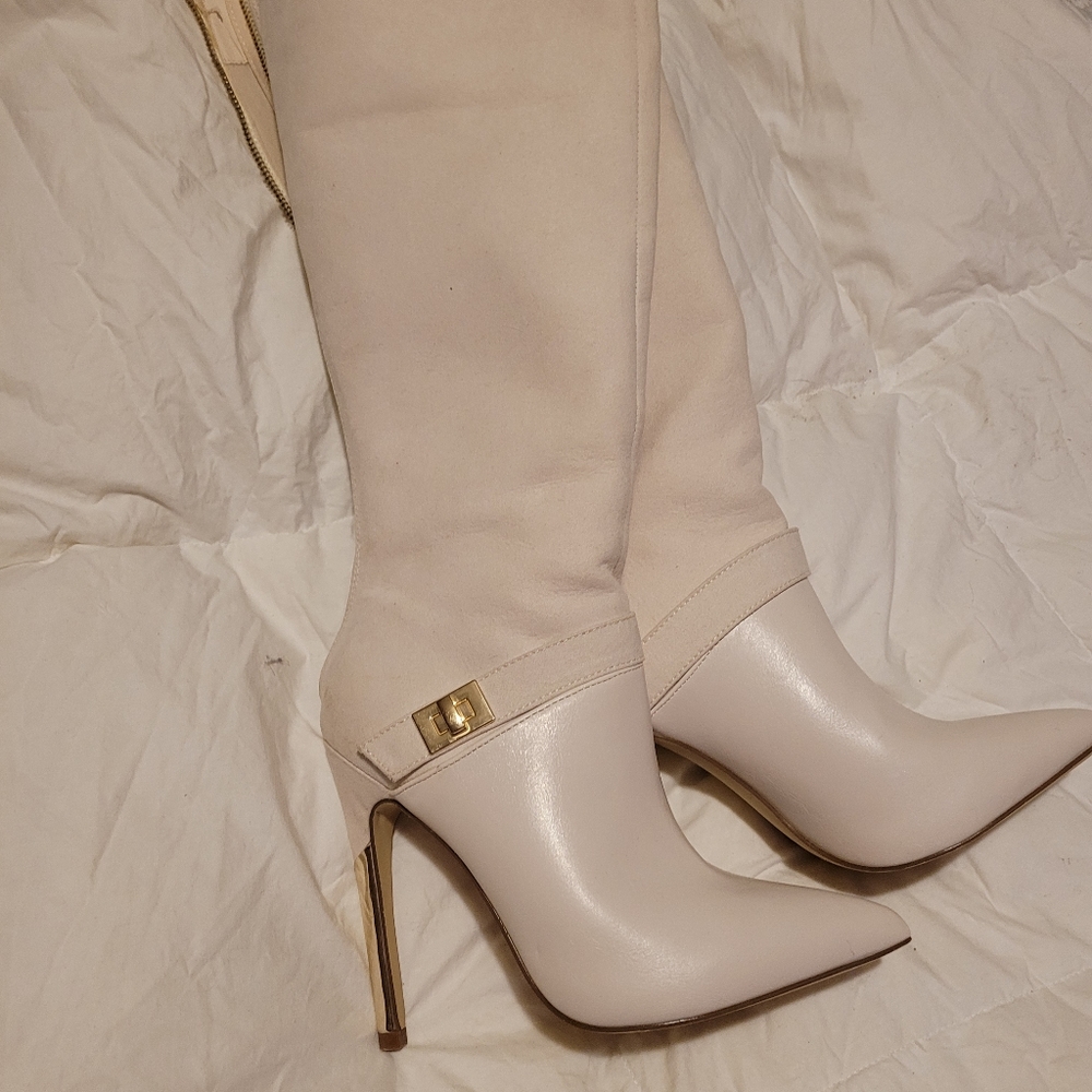 White boots